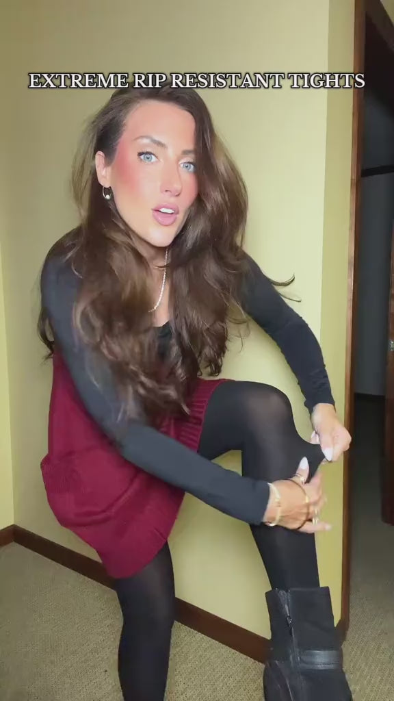 Run-Proof Slimming Pantyhose video