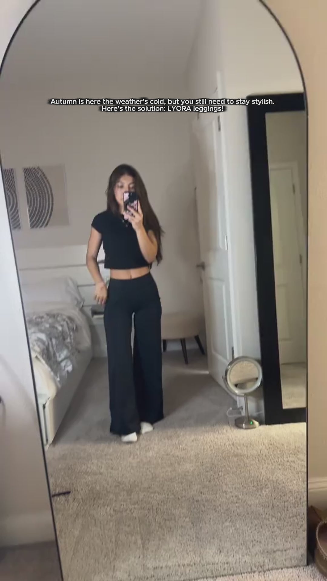 Waist & Hip Sculpting Flared Pants video